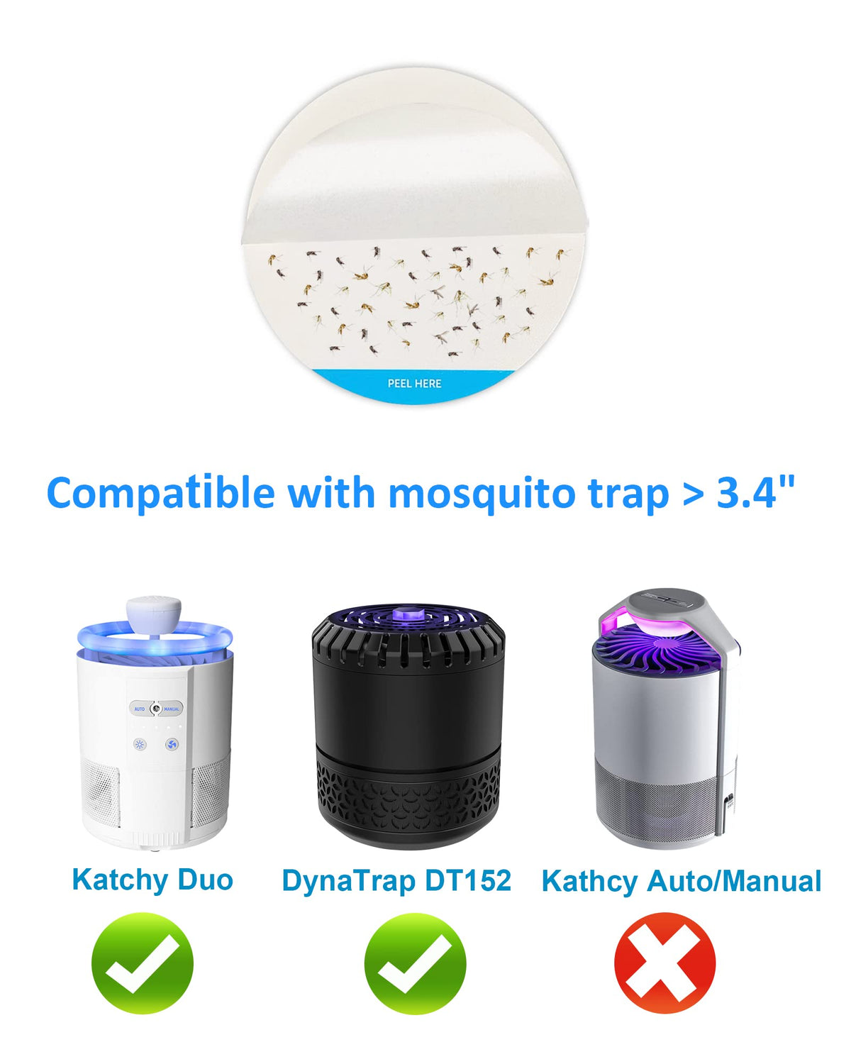 Dichroma glue boards for Katchy Duo trap deliver secure insect capture.