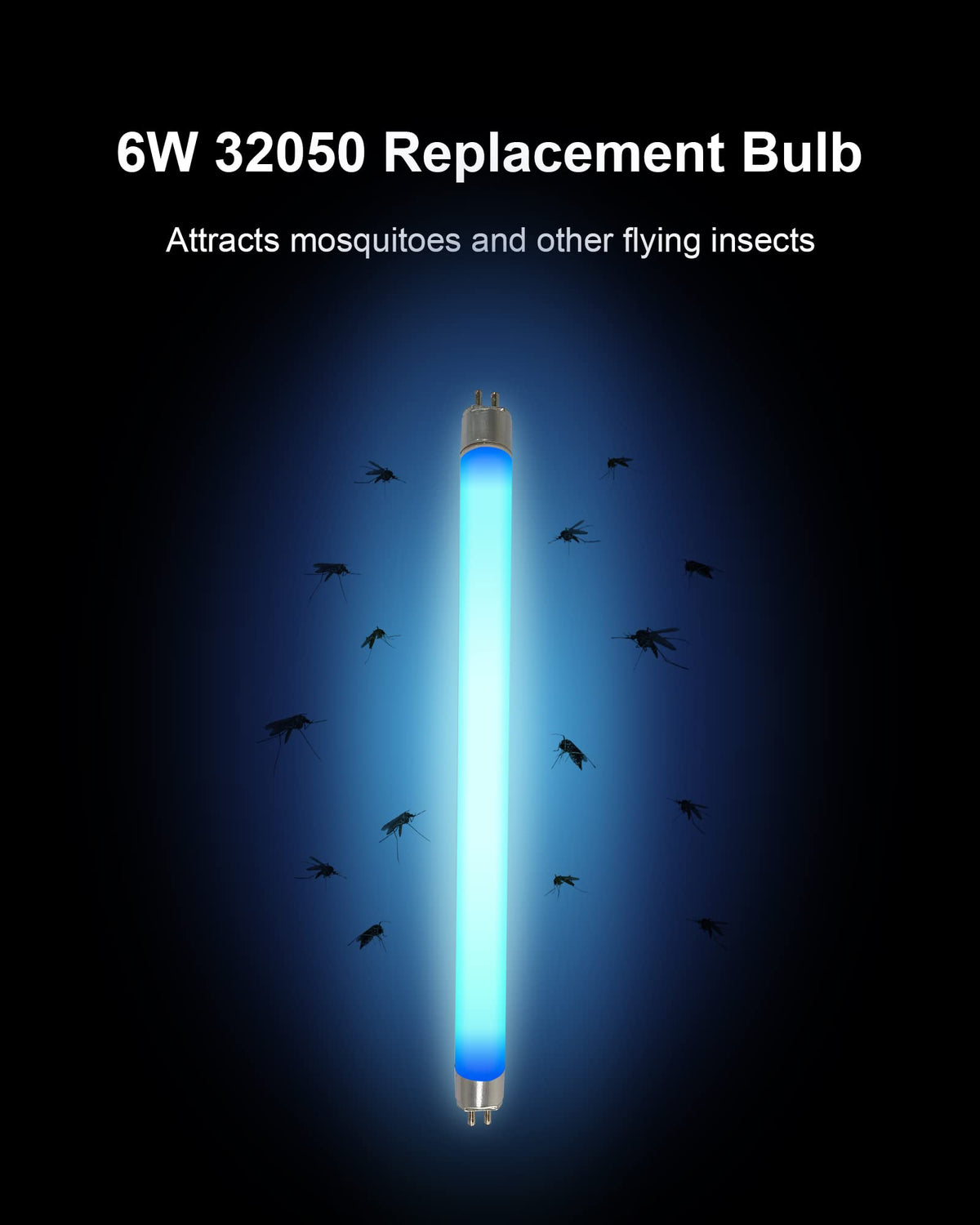 Dichroma 32050 six-pack bulbs ready for replacement and extended trap operation