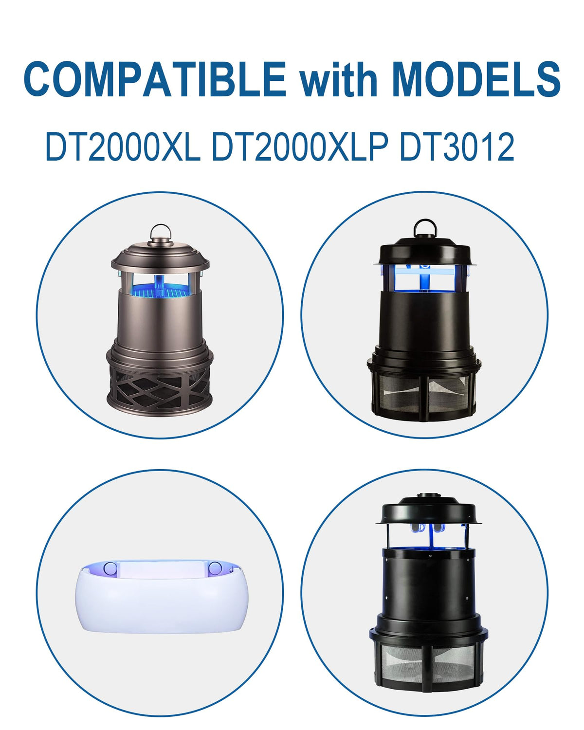 Dichroma 32050 T5-6W UV bulb closeup showing compact design and UV output