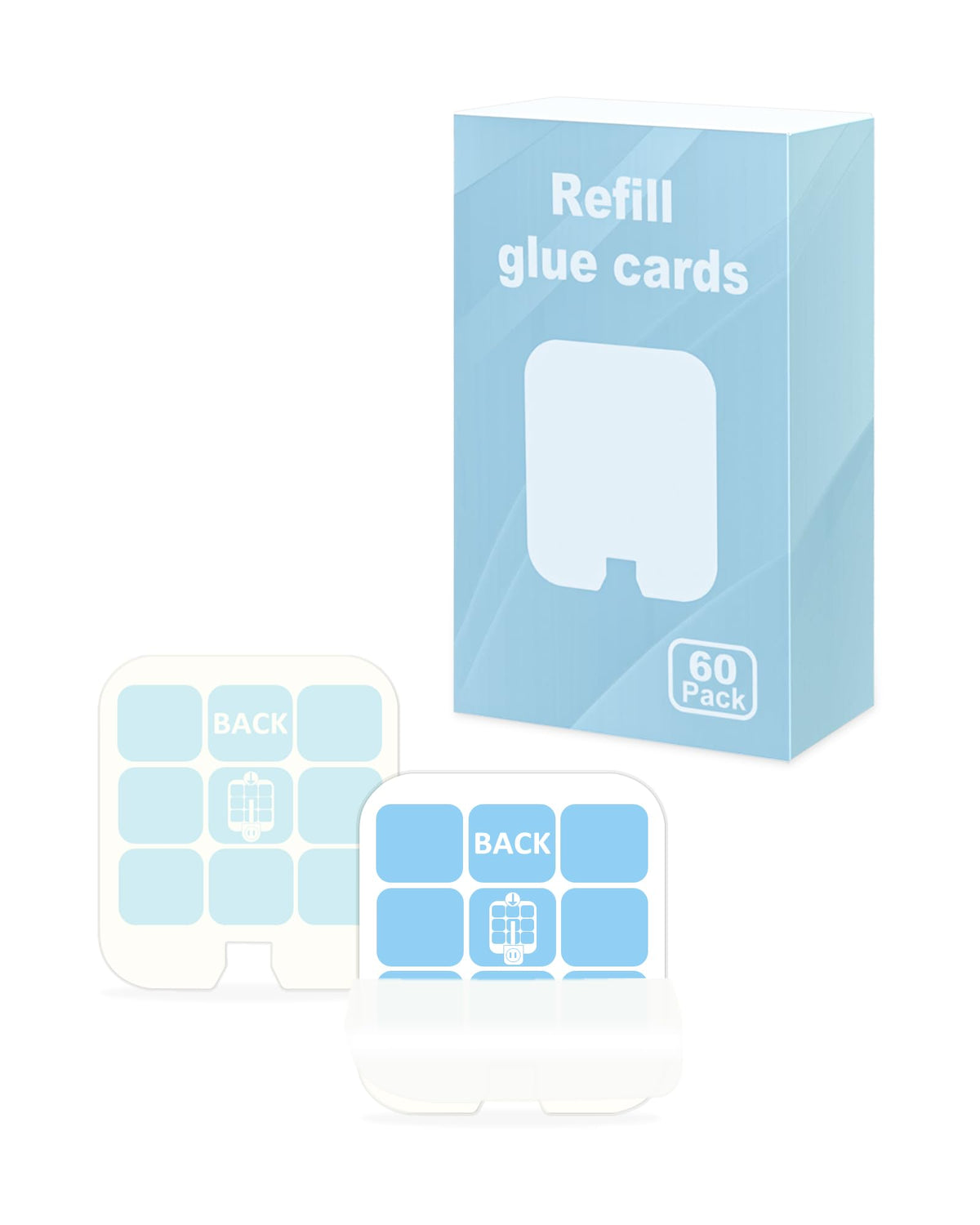 Dichroma refill glue cards—packaged set for Safe Home SH502, long-lasting trapping.