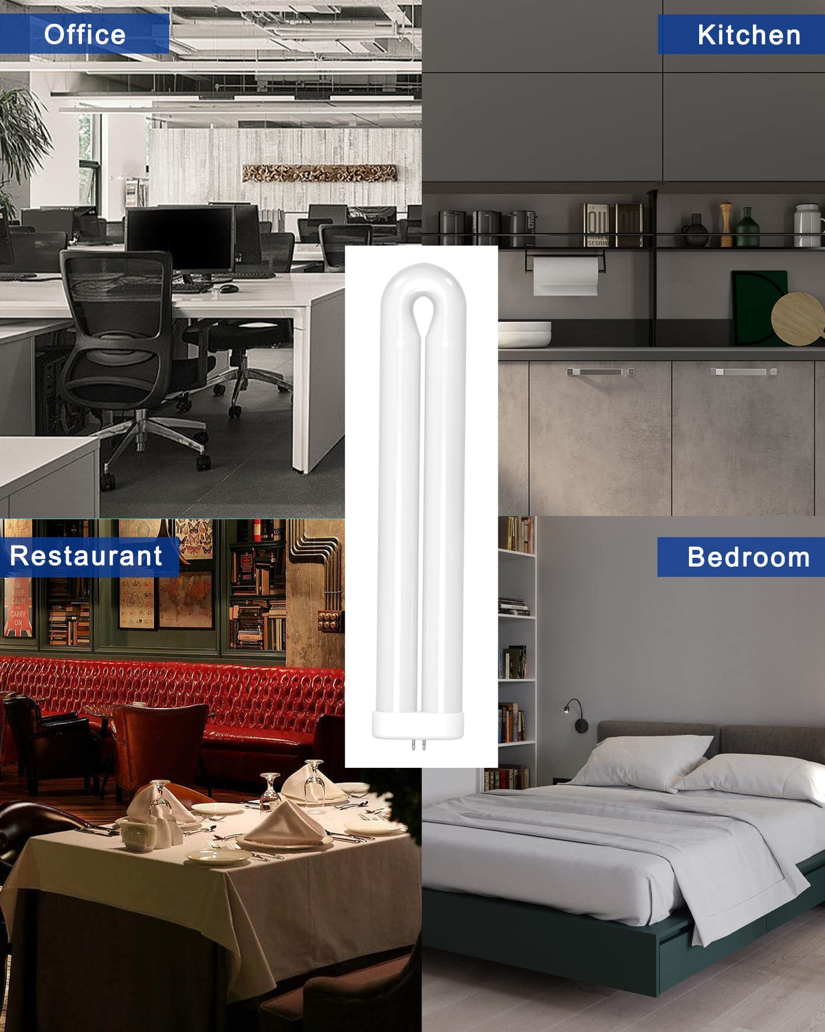 BF190 bulb compatibility with Flowtron BK-40D model shown side-by-side