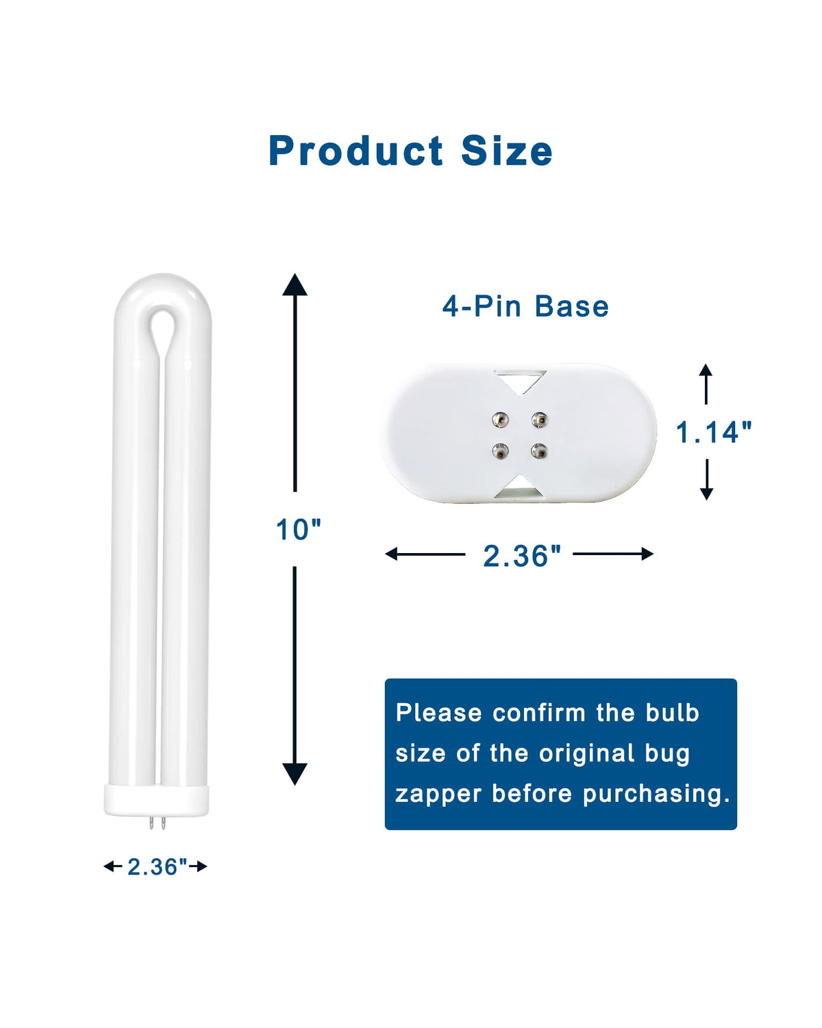 Dichroma BF190 two-pack bulbs ready for replacement in outdoor unit