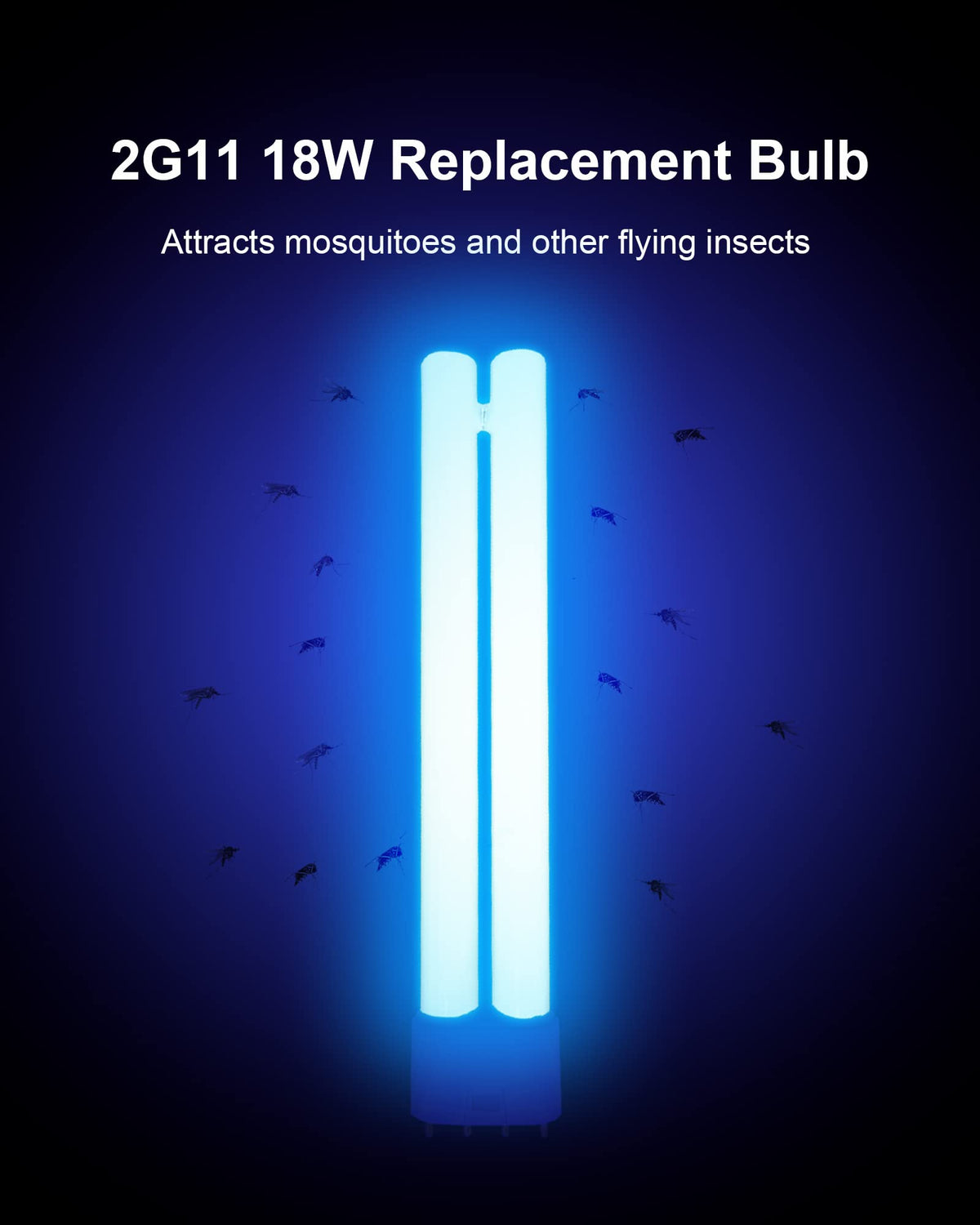Dichroma bulb installed in zapper demonstrates easy installation and steady light.