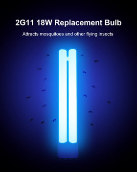 Dichroma bulb installed in zapper demonstrates easy installation and steady light.