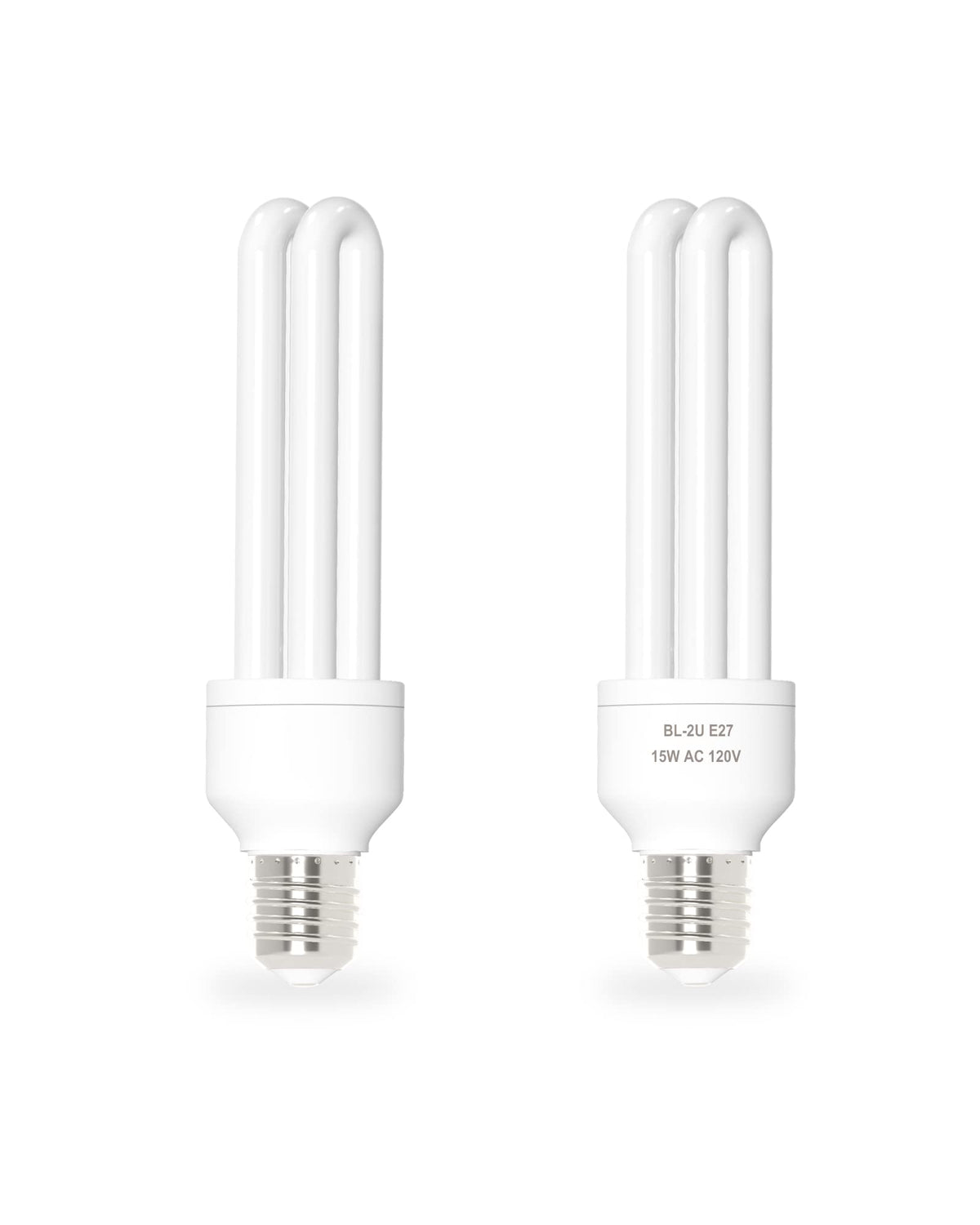 Dichroma E27 15W U-Type bulb attracts flying insects without chemicals.