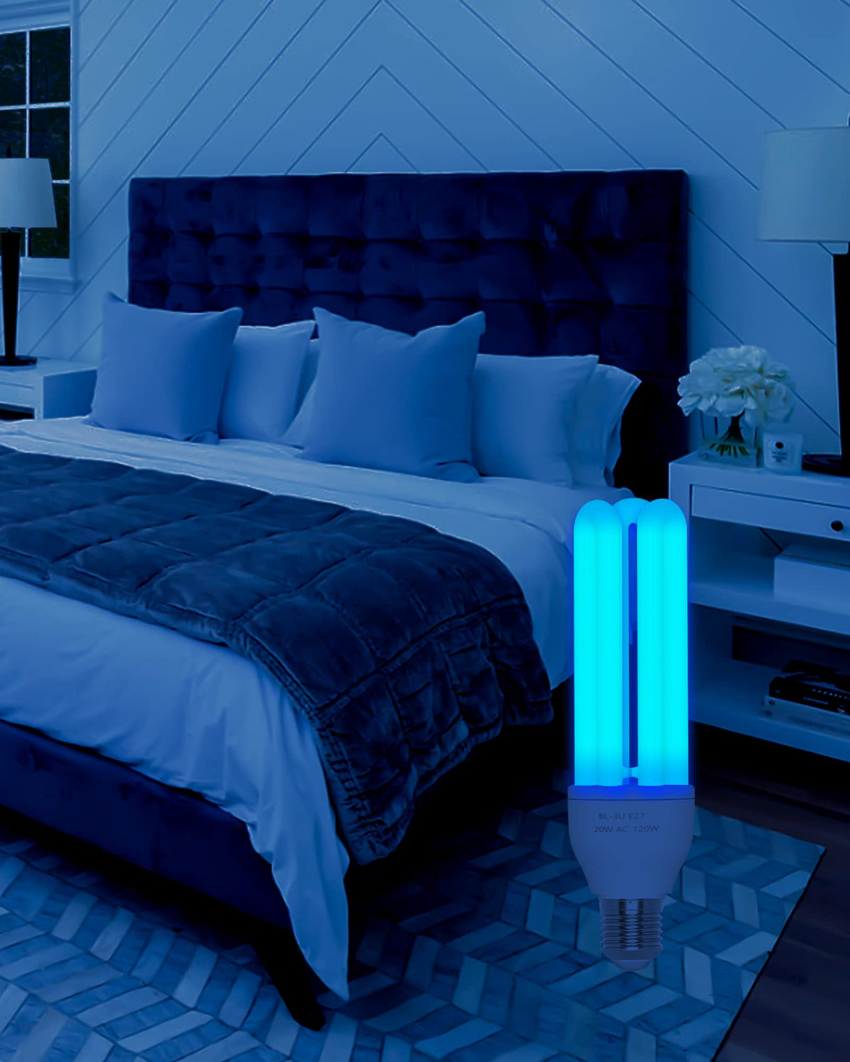 Dichroma user-friendly bulbs compatible with many 20W zappers for simple setup.
