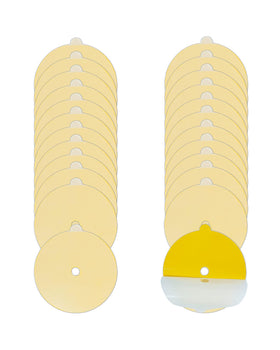 Dichroma flea-trap refill disc on a 5.4-inch board captures fleas indoors.
