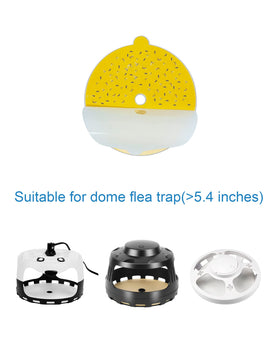 Dichroma 5.4-inch refill disc shown with sticky surface traps tiny pests.