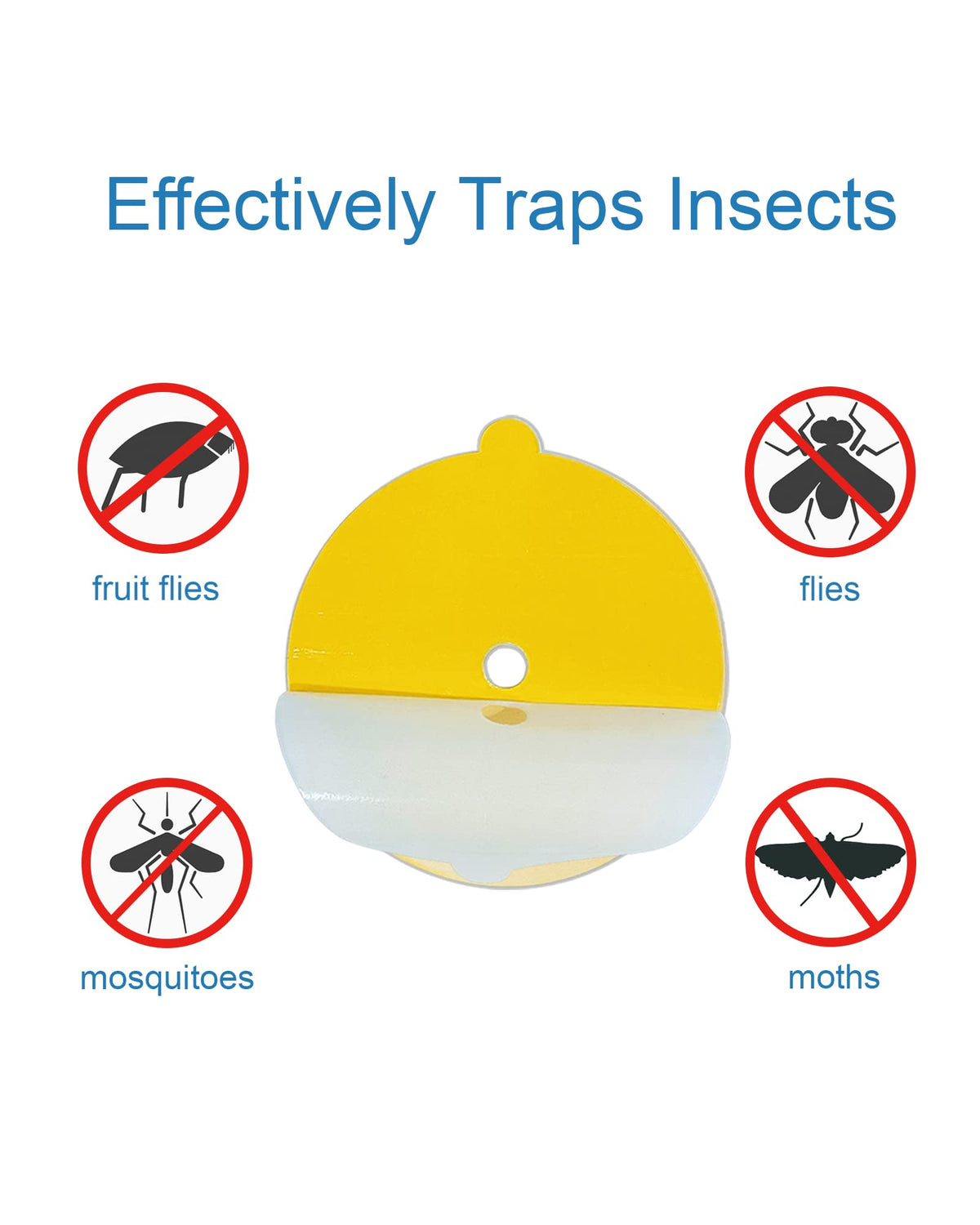 Dichroma refill disc installed in a flea trap enables easy setup.