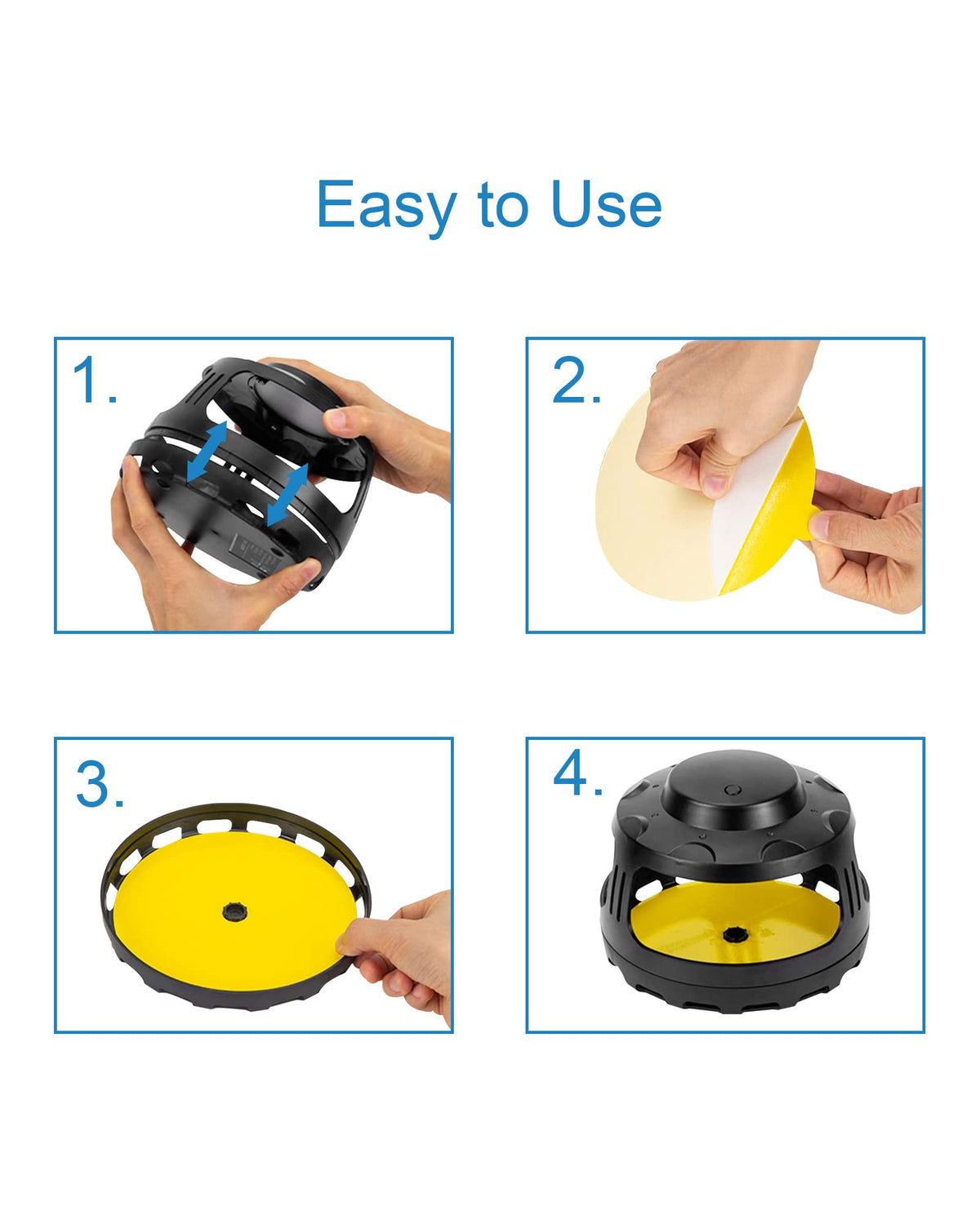 Dichroma disc uses non-toxic, odorless glue for home safety.