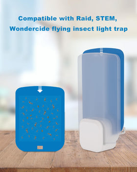 Dichroma Raid-compatible trap refill showing easy peel and insert setup.