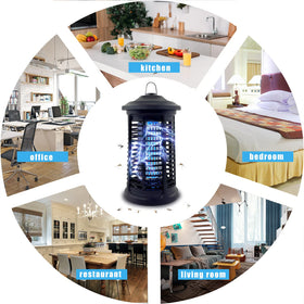 Dickinda outdoor bug zapper ideal for garden, deck, or porch evenings
