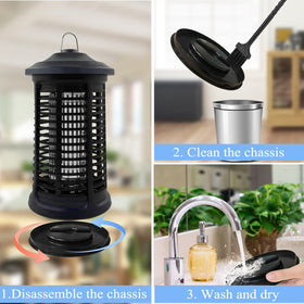 Dickinda removable tray aids quick cleaning after outdoor gatherings