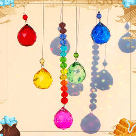 Didaey 20mm prism suncatcher easy to hang with simple rope
