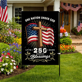 DIENGDAED double-sided flag print readable from both sides.