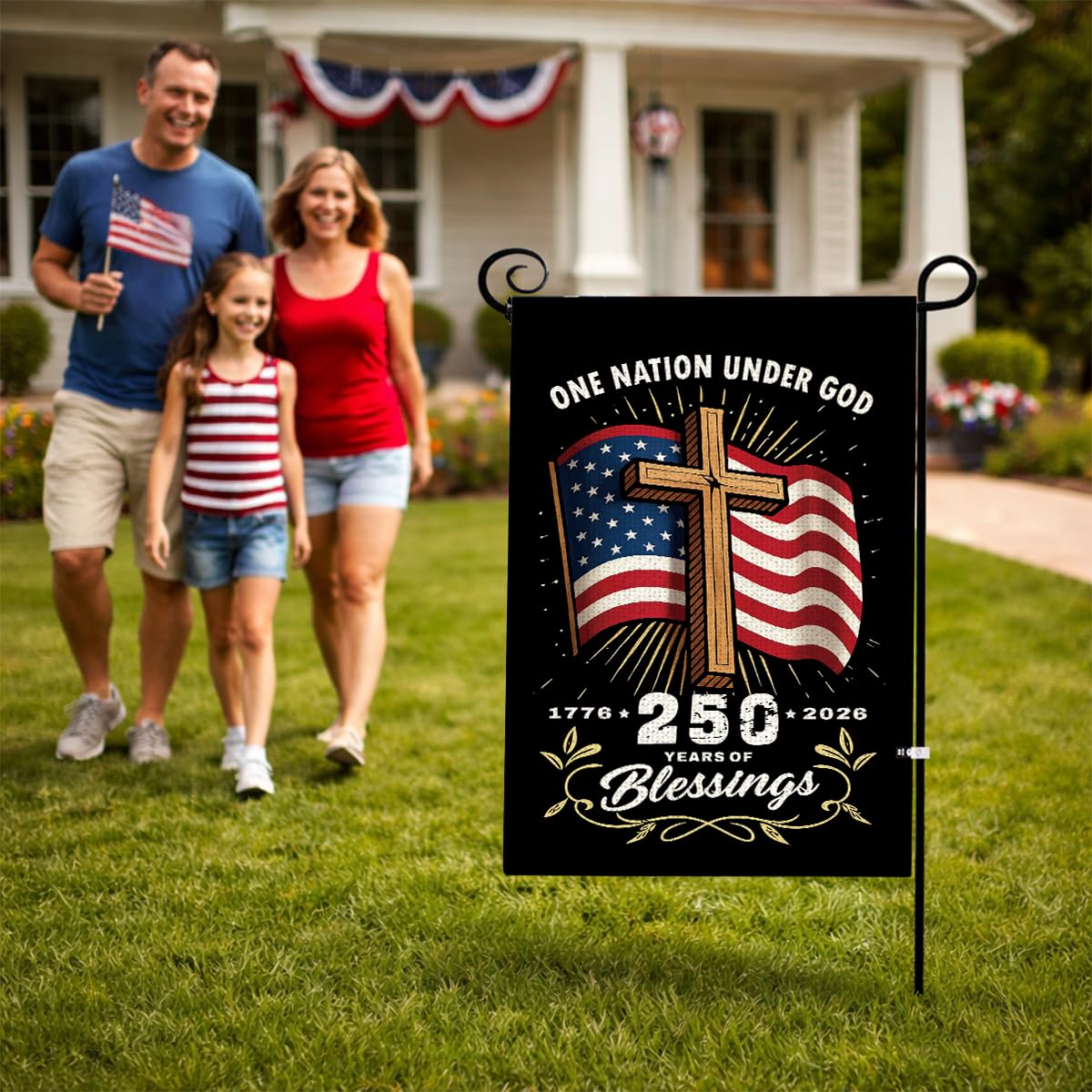 DIENGDAED easy-care flag ideal as a gift for gatherings.