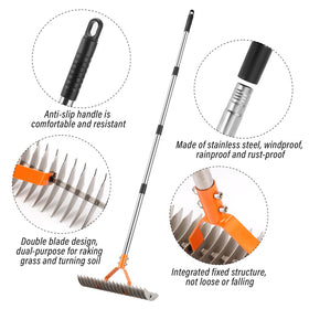 DigiGlow telescoping handle adjusted for comfortable reach