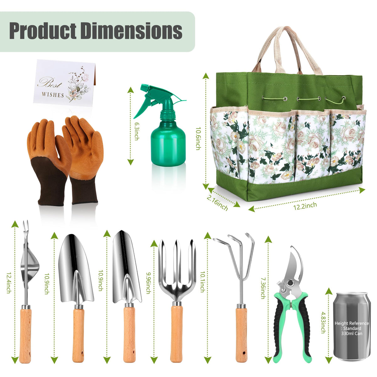 DIGOAKO rust-proof garden tools built for year-round use.