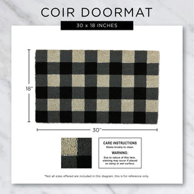 DII Hello Sunshine blue mat versatile for indoors or sheltered porches
