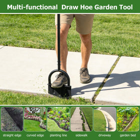 DIIG edger in action along a lawn edge showing clean lines