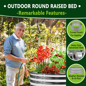 DIIYIV 2Pack galvanized raised garden bed corner reinforced for lasting stability.
