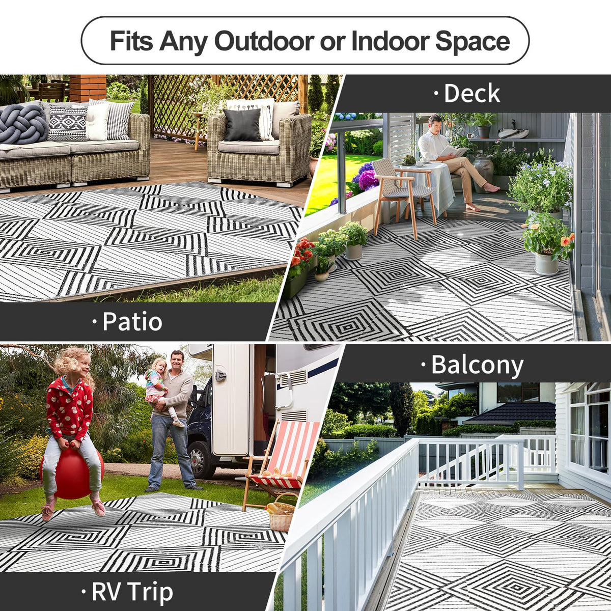 DiiKoo easy-clean waterproof surface for quick outdoor cleanup.
