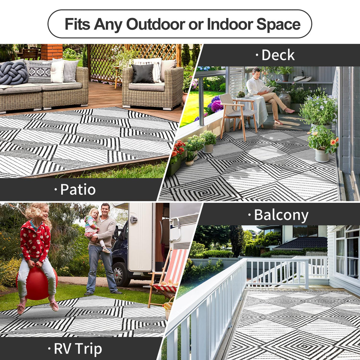 DiiKoo waterproof surface that repels dirt and spills for quick cleanup.