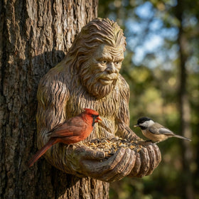 Diinou Tree Garden Hugger yard art emphasizes outdoor space and wildlife viewing