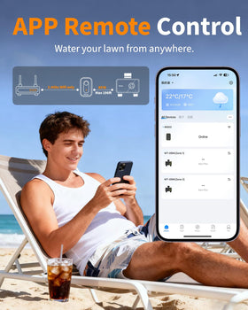 Diivoo app control screen displaying two-zone schedules