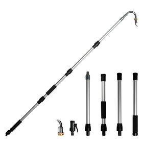 Diivoo gutter cleaner rotatable head for flexible reach in tight corners.
