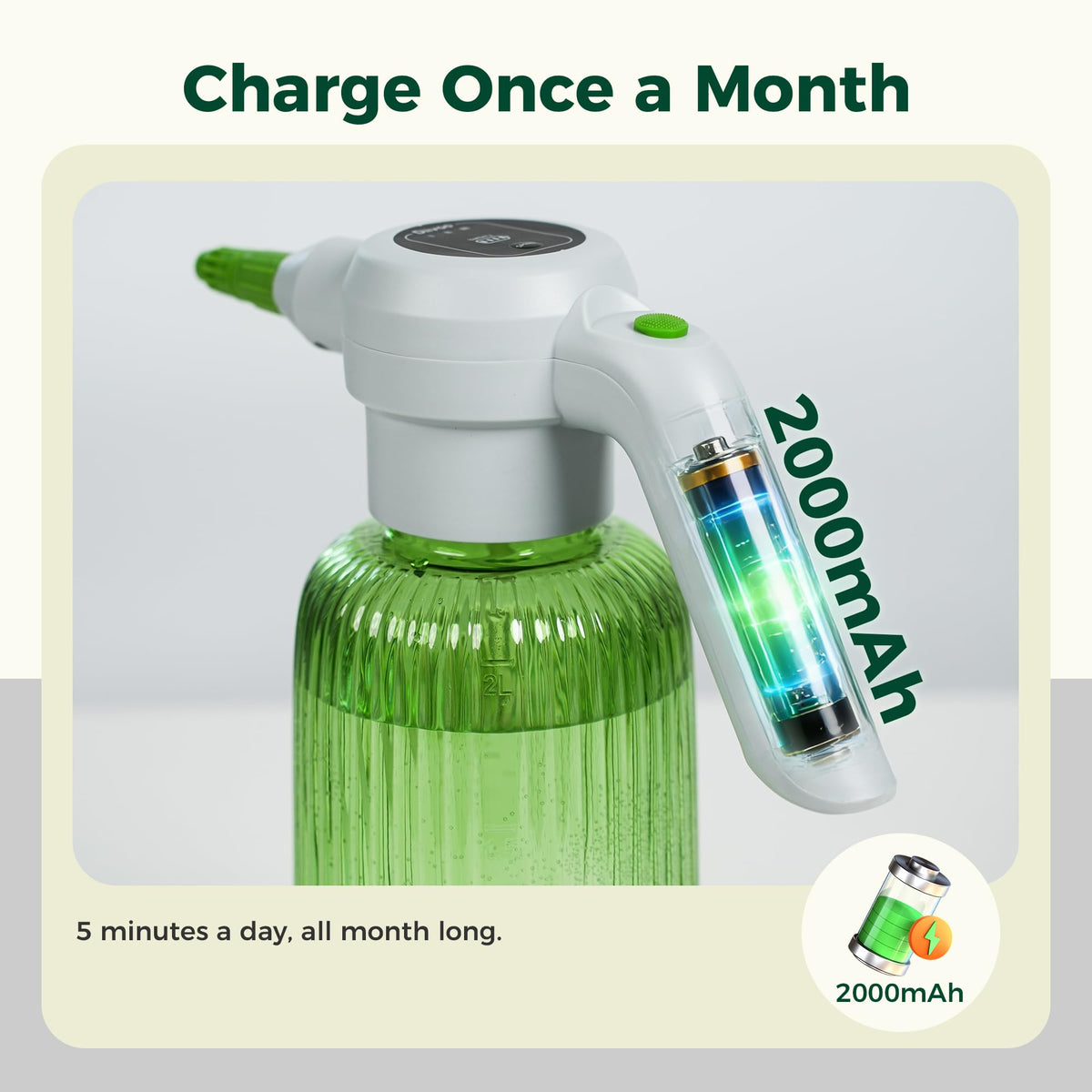Diivoo versatile sprayer for indoor plants and outdoor cleaning.