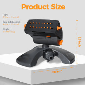 Diivoo sprinkler durable ABS head resists leaks