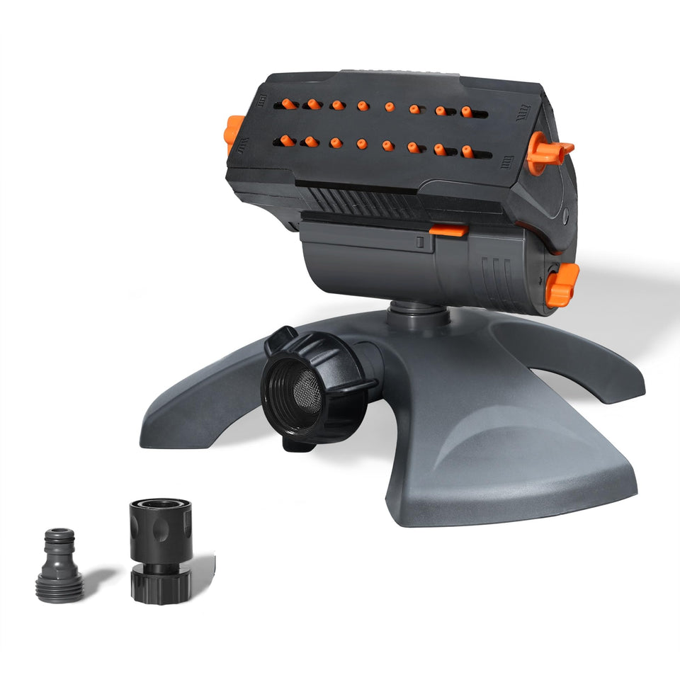Diivoo sprinkler base shown for stable, even yard irrigation