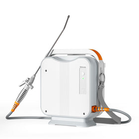 Diivoo 5L battery-powered sprayer in use for lawn care and garden tasks