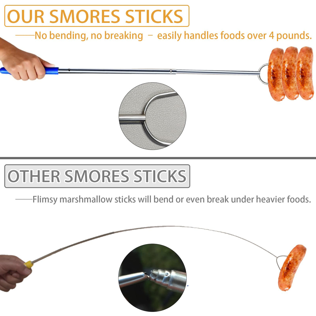 DIKER split design allows compact storage for camping gear.