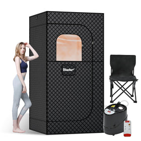 Dikutar Sauna Box assembled view, spacious interior for relaxed sessions