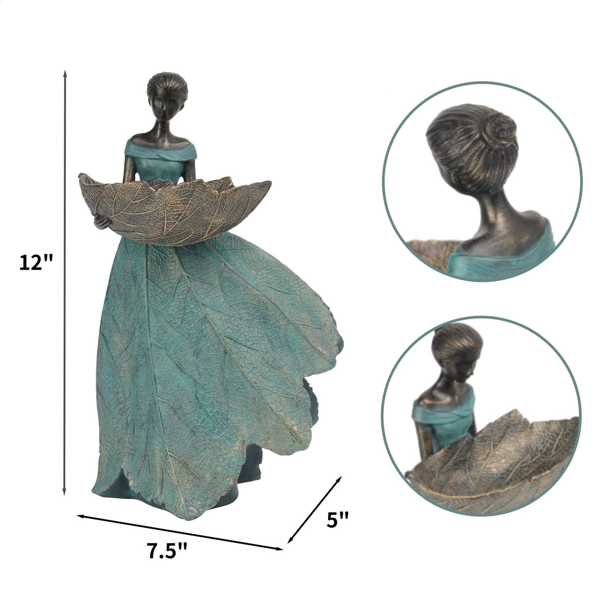 DiliComing fairy statue ornament for garden gifts for women