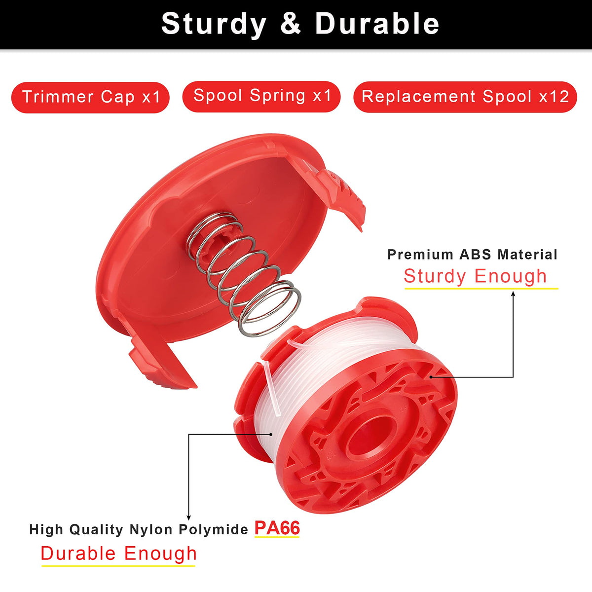 Dilsuaco CMZST0653 auto-feed spool in action for easier cuts