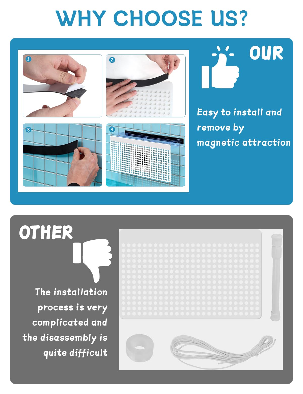 Durable corrosion-resistant materials withstand outdoor pool conditions.