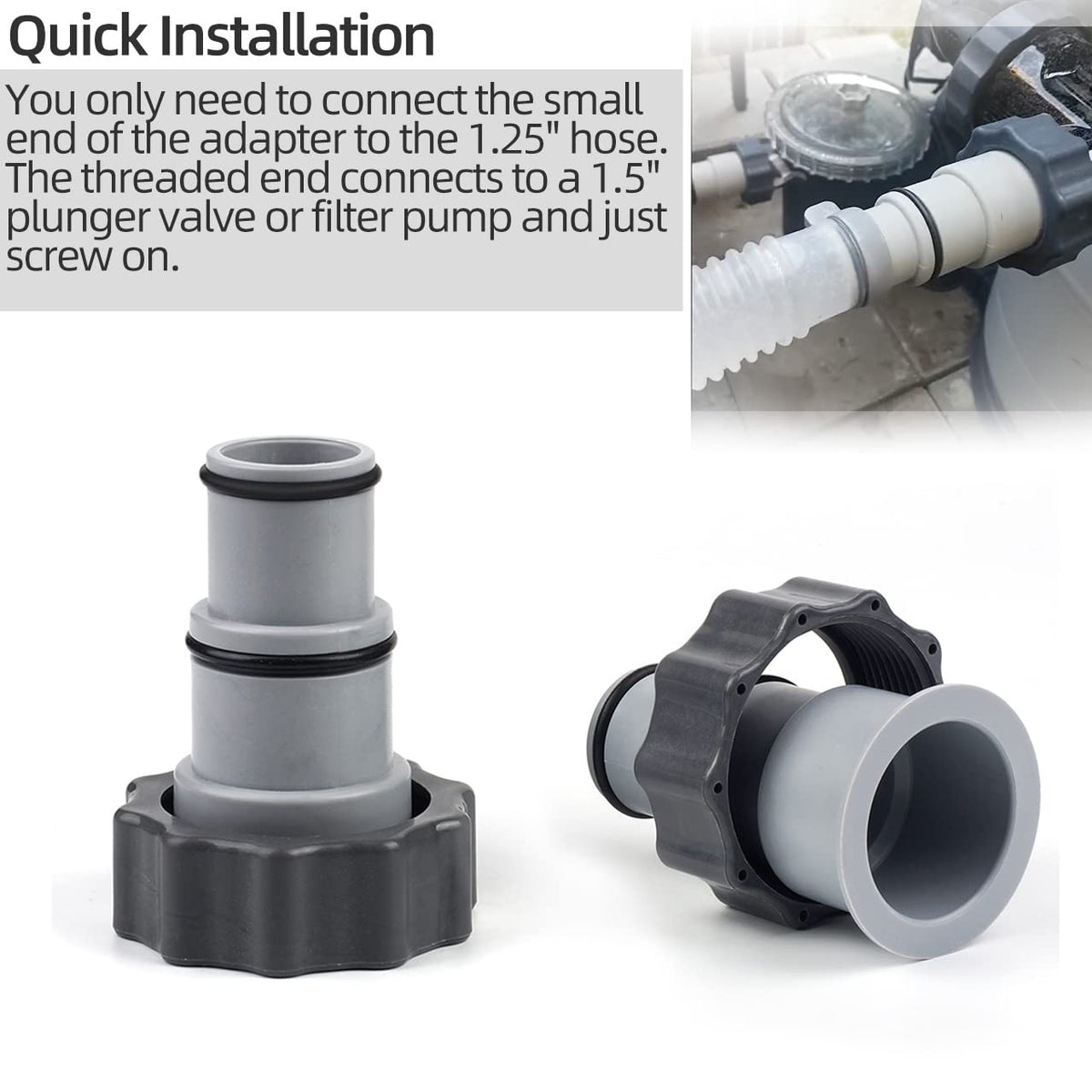 Dimakung adapter A quick-install visual demonstrating setup steps