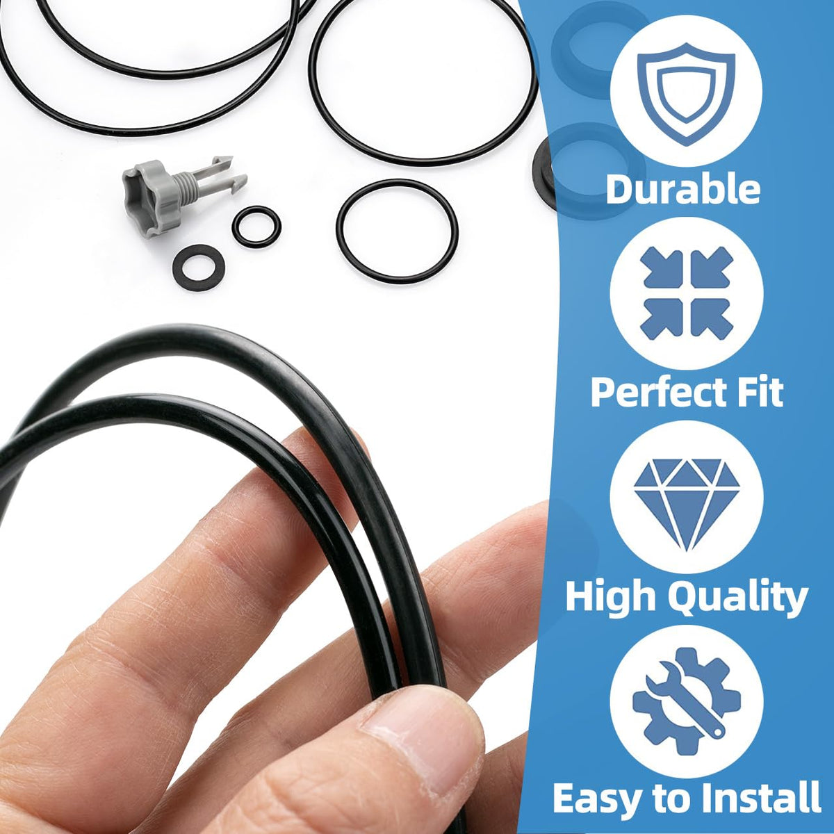 Dimakung drain valve O-ring 11385 enables consistent drainage and seals.