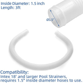 Dimakung hose with knob design for tool-free installation.
