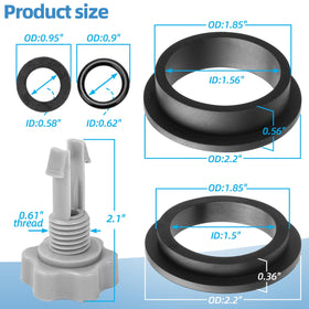 Dimakung L-shape O-ring 11228 for tight seals and leak prevention.