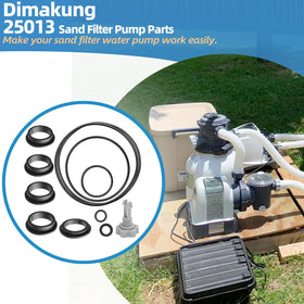 Dimakung leaf trap O-ring 11824-11232 seals debris area and improves filtration.