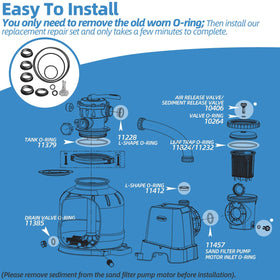 Dimakung O-ring 11457 versatile seal for pool pump components.