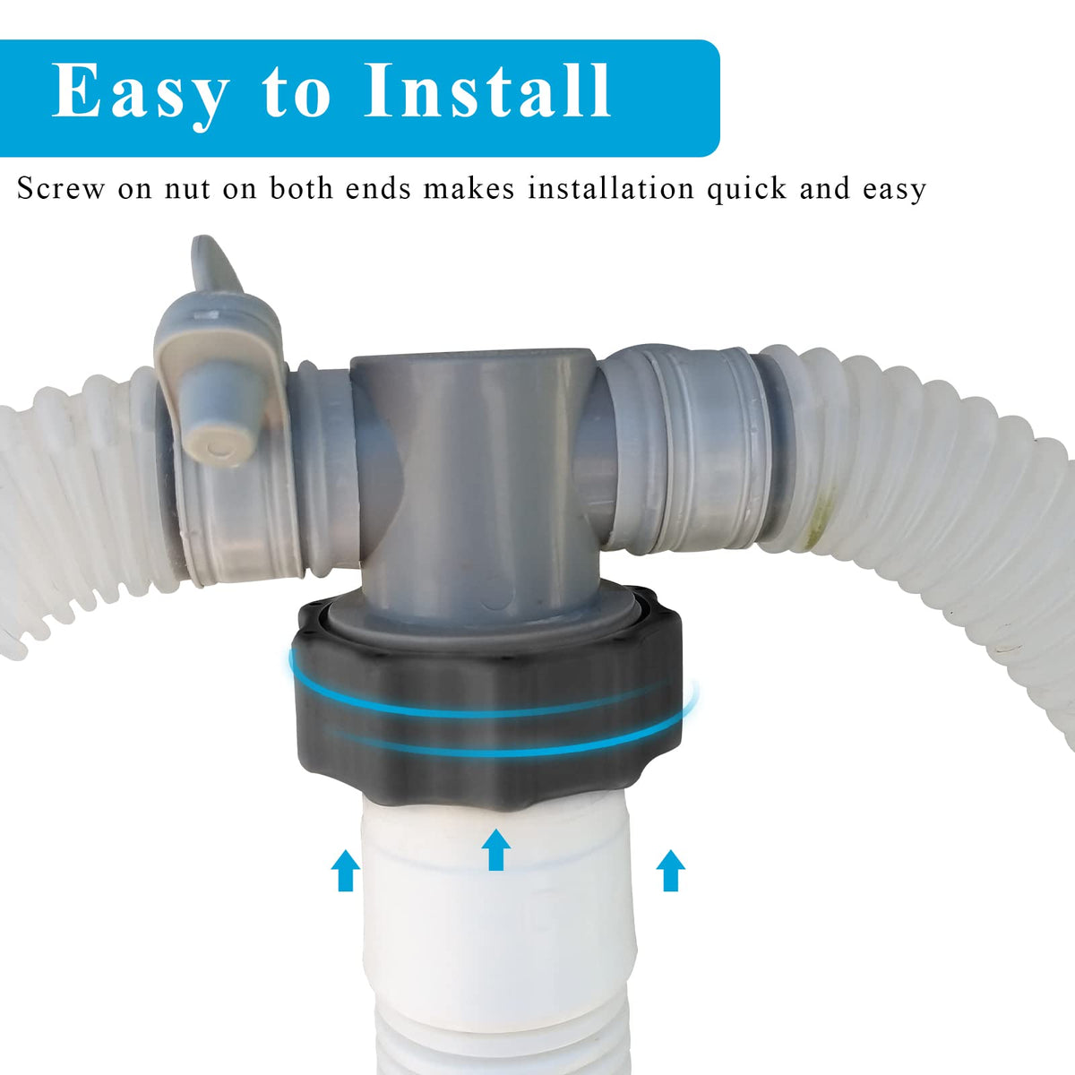 Dimakung two-pack hose kit for Intex and Coleman pools.