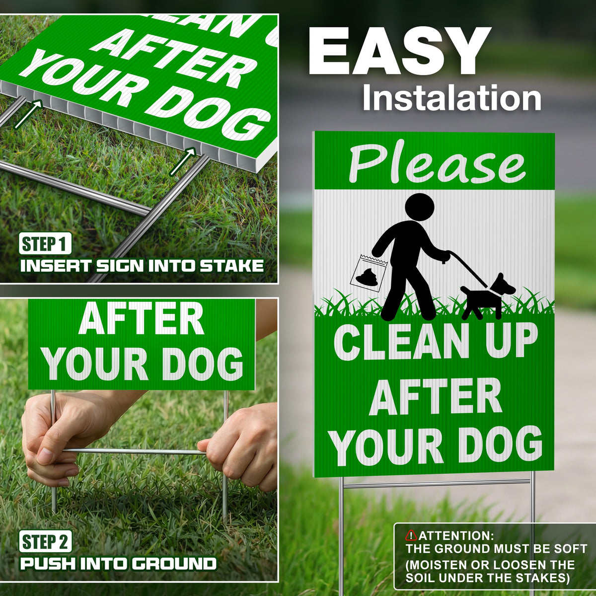 DIMARONGTON ideal for apartment communities and parks to guide behavior.