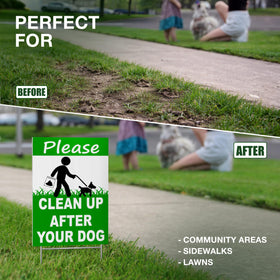 DIMARONGTON clear pickup reminder supports community cleanliness and etiquette.