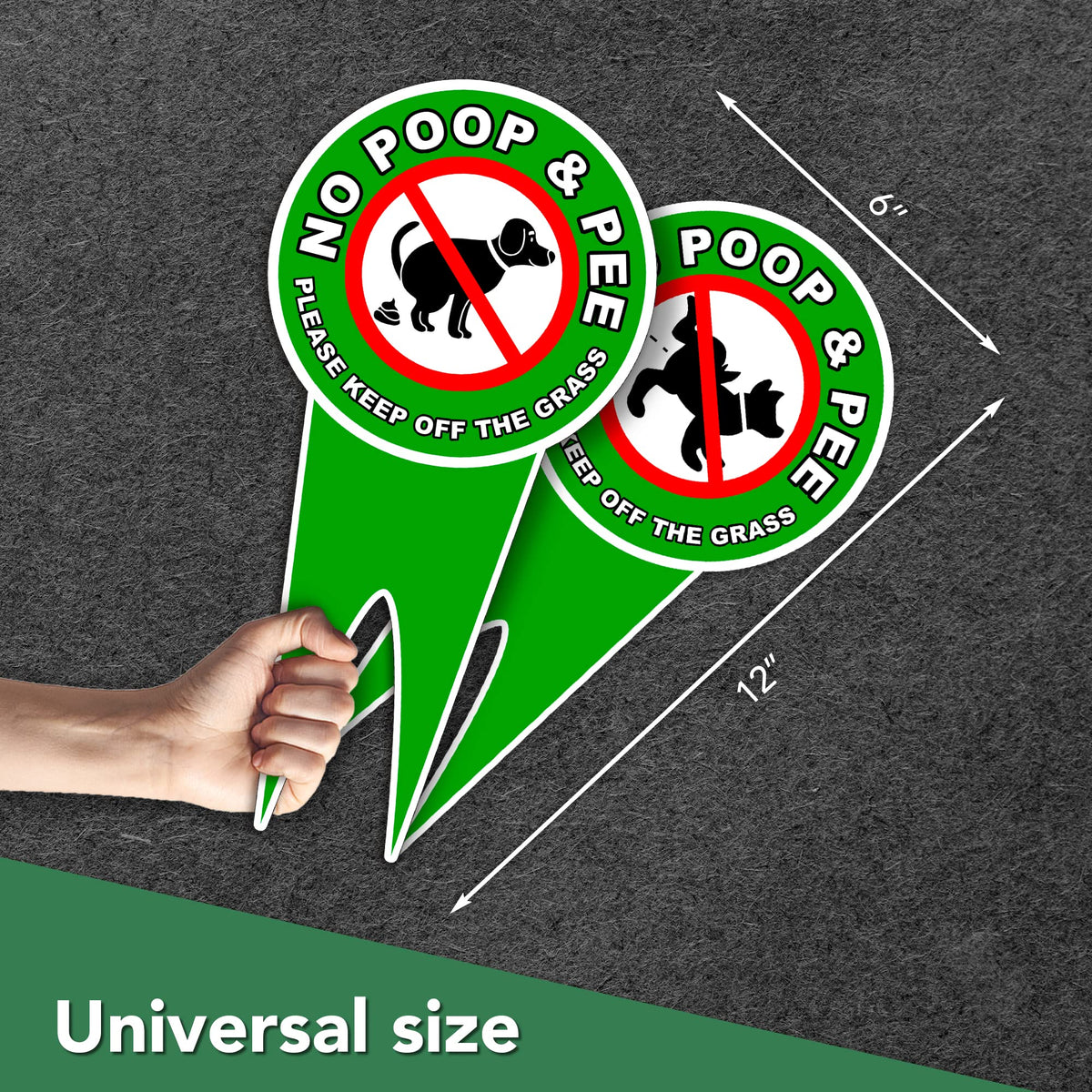 DIMARONGTON dibond-aluminum-sign for durable outdoor use against rain and snow.