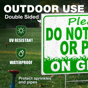 DIMARONGTON H-stake enables quick ground placement and stability.